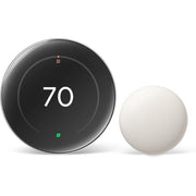 Google Nest Learning Thermostat 4th Generation With Nest Temperature Sensor 2nd Generation - Silver Polished | TDRA Approved
