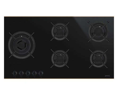 Smeg Built In Gas Hob, 90 cm, PV695LCNR