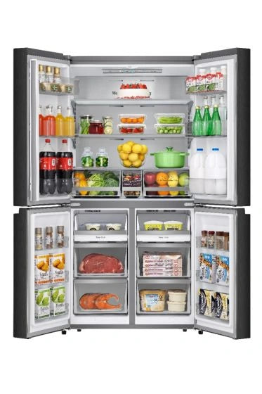 Hisense Four Door Refrigerator, RQ5G728NAB 583L No Frost Inverter Compressor