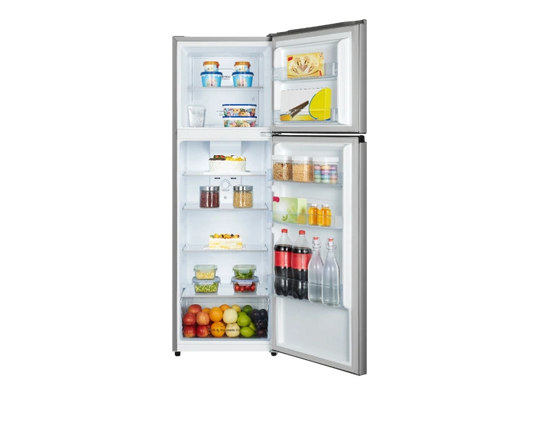 Hisense Top Mount Freezer Refrigerator RT3N328NAB 250 L, No Frost, Multi Air Flow, Stainless Steel Finish
