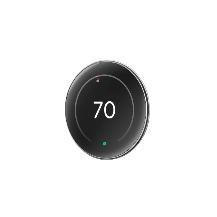 Google Nest Learning Thermostat 4th Generation With Nest Temperature Sensor 2nd Generation - Silver Polished | TDRA Approved