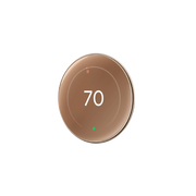 Google Nest Learning Thermostat 4th Generation With Nest Temperature Sensor 2nd Generation - Gold Polished | TDRA Approved