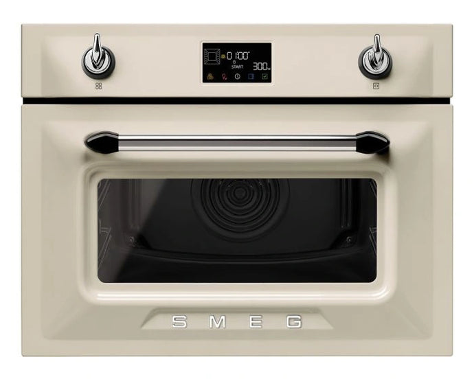 Smeg Built In Victoria Combi Microwave Oven, 45 cm, SO4902M1P