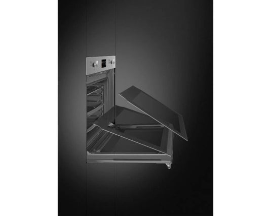 Smeg Traditional Pyro Galileo Built In Electric Oven, 60 cm, SOP6302TX