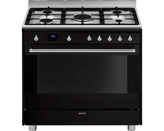 Smeg Concert Combination Cooker, 90 cm, SSA91MABL2