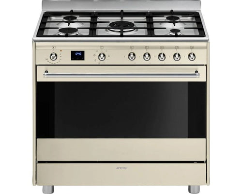 Smeg Concert Combination Cooker, 90 cm, SSA91MAP2