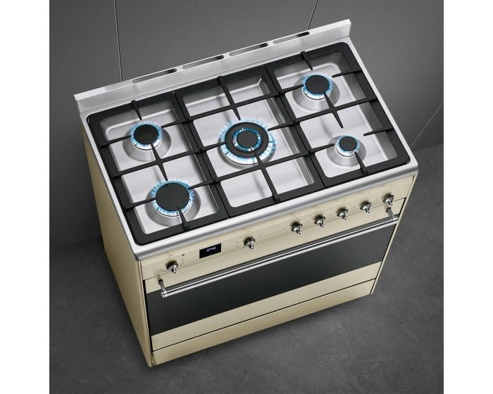 Load image into Gallery viewer, Smeg Concert Combination Cooker, 90 cm, SSA91MAP2
