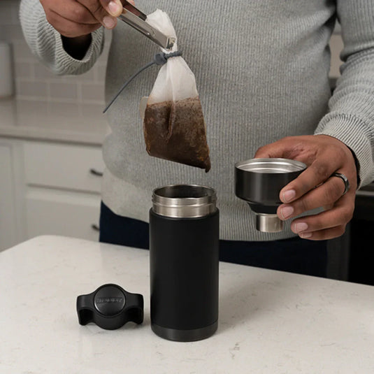 Toddy go Brewer-Travel cold brew coffee and tea maker I double walled and vaccum insulated-portabe -25 ounces