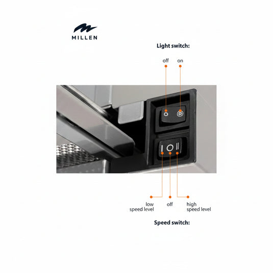 Millen MBKHSG 6001 BL Telescopic Black Glass Hood 60cm, 3 Years Warranty
