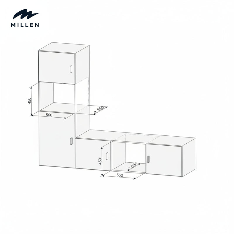 Load image into Gallery viewer, Millen Built In Electric Combi Steam Oven MEOS 451 IX
