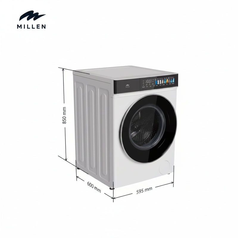 Load image into Gallery viewer, Millen Front Load Washing Machine, 10kg Capacity - Inverter Motor, Smart, Powerful, and Efficient, MWM10012WID, 3 Year Warranty

