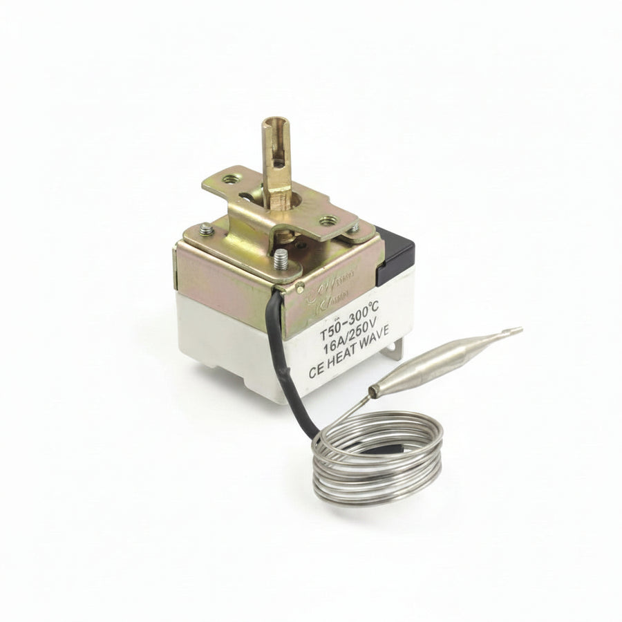 uxcell 1NC 1NO AC 250 16A 50-300C Temperature Control Switch Capillary Thermostat for Oven Refrigerator Smoker Heater