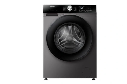 Hisense Front Load Washing Machine WF3S9043BT 9kg, 1400 RPM, Auto Wash, Titanium Grey