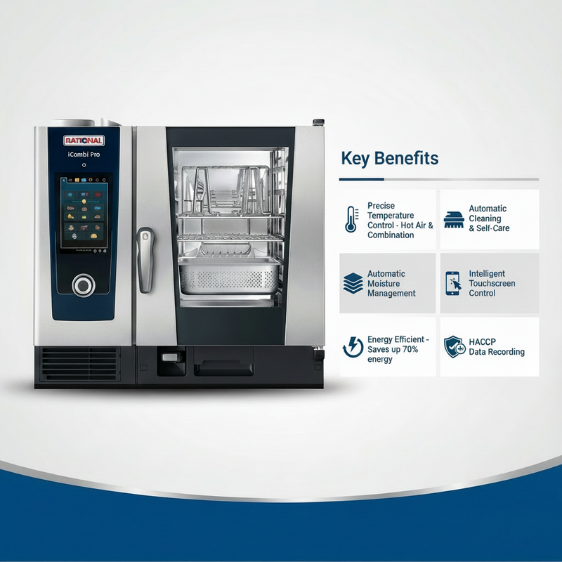 Load image into Gallery viewer, COMBI ELECTRIC OVEN - ICOMBI PRO 61E
